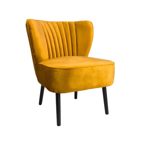 Vintage Marigold Slipper Chair