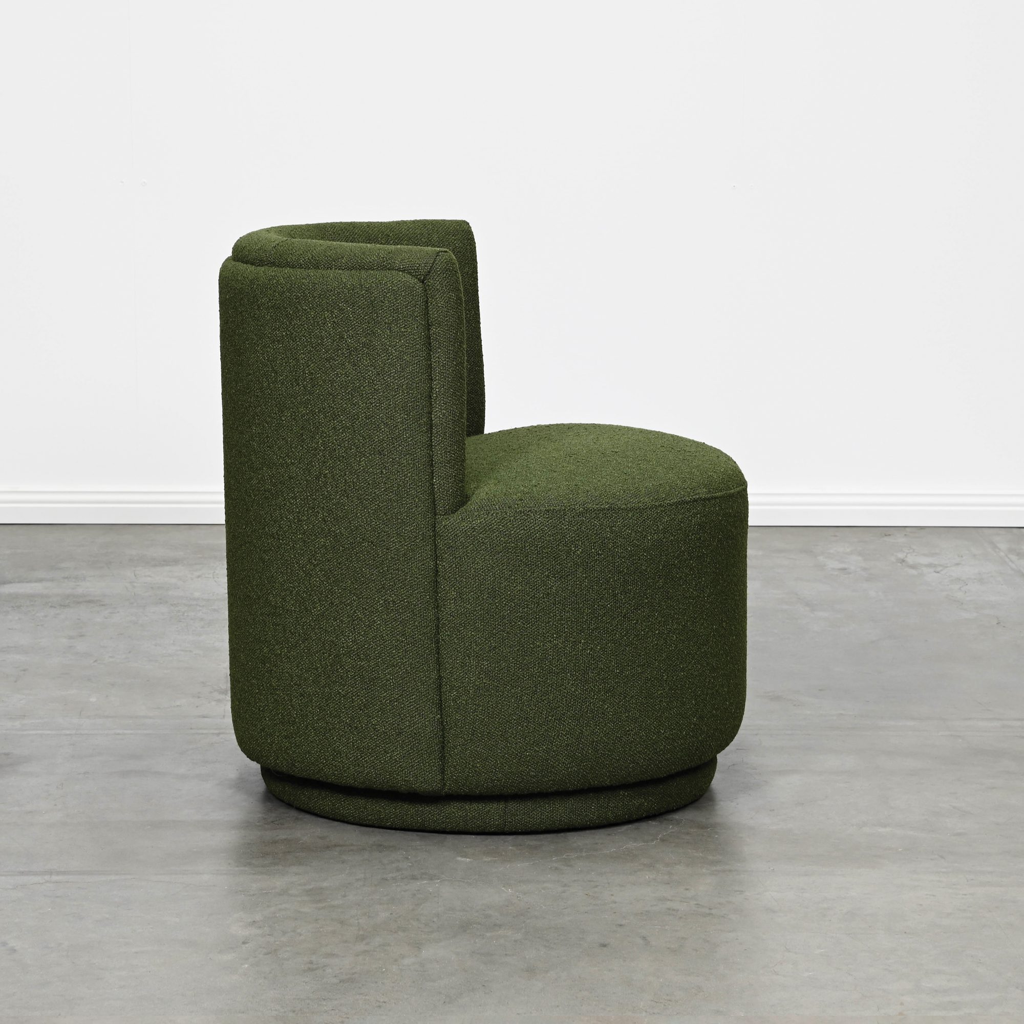 forest green swivel chair