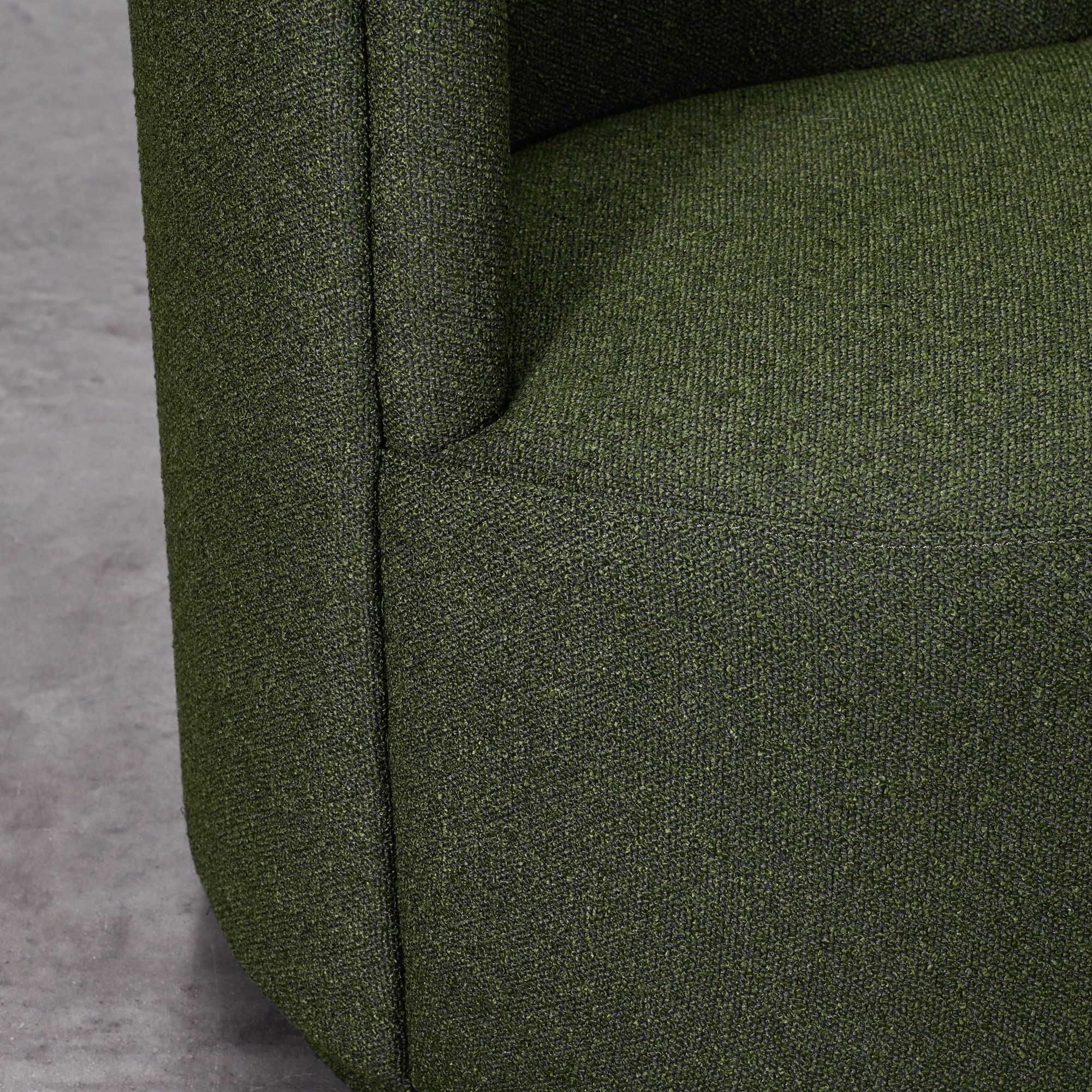 forest green swivel chair